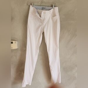 White Slim Fit Pants